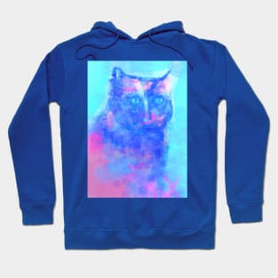 Vaporwave c a t - a e s t h e t i c - a r t Hoodie